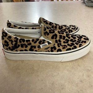 Cheetah print Vans